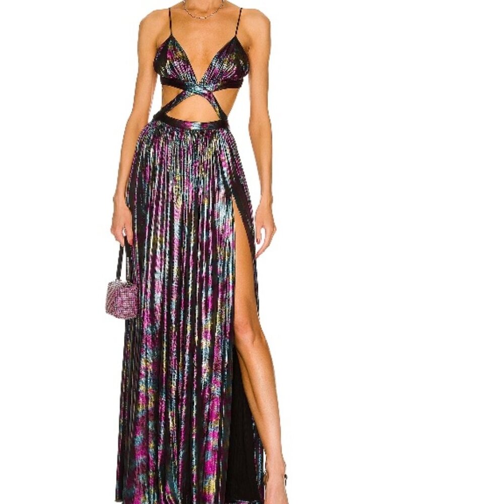 Retrofete Jett Dress in Midnight Iridescent